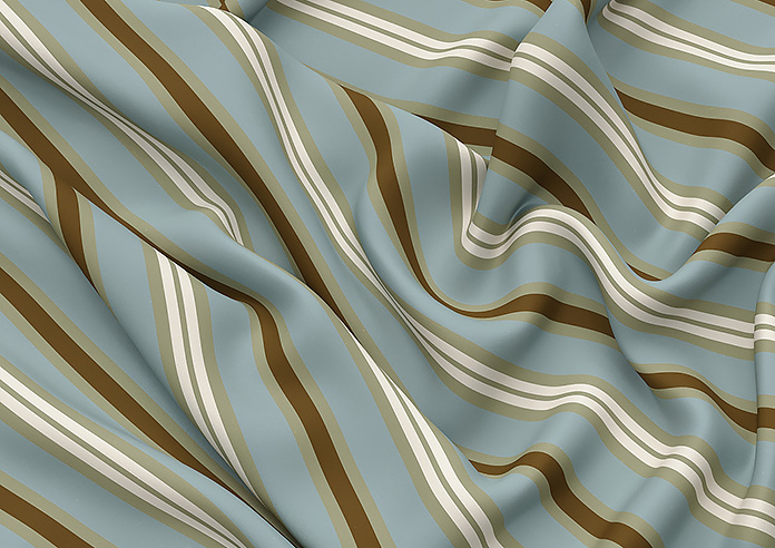 The British Stripe Co. Charles, Derwent No.1 - Twist&Fit Roman Blind - Image 4